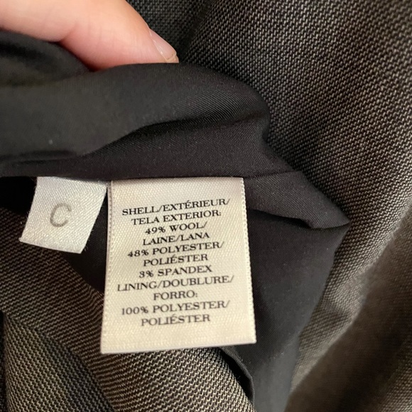 Ann Taylor Gray Grey Dress Size 12 - Picture 5 of 5